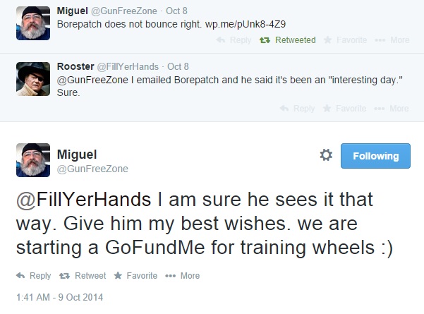 Training Wheels for Borepatch start